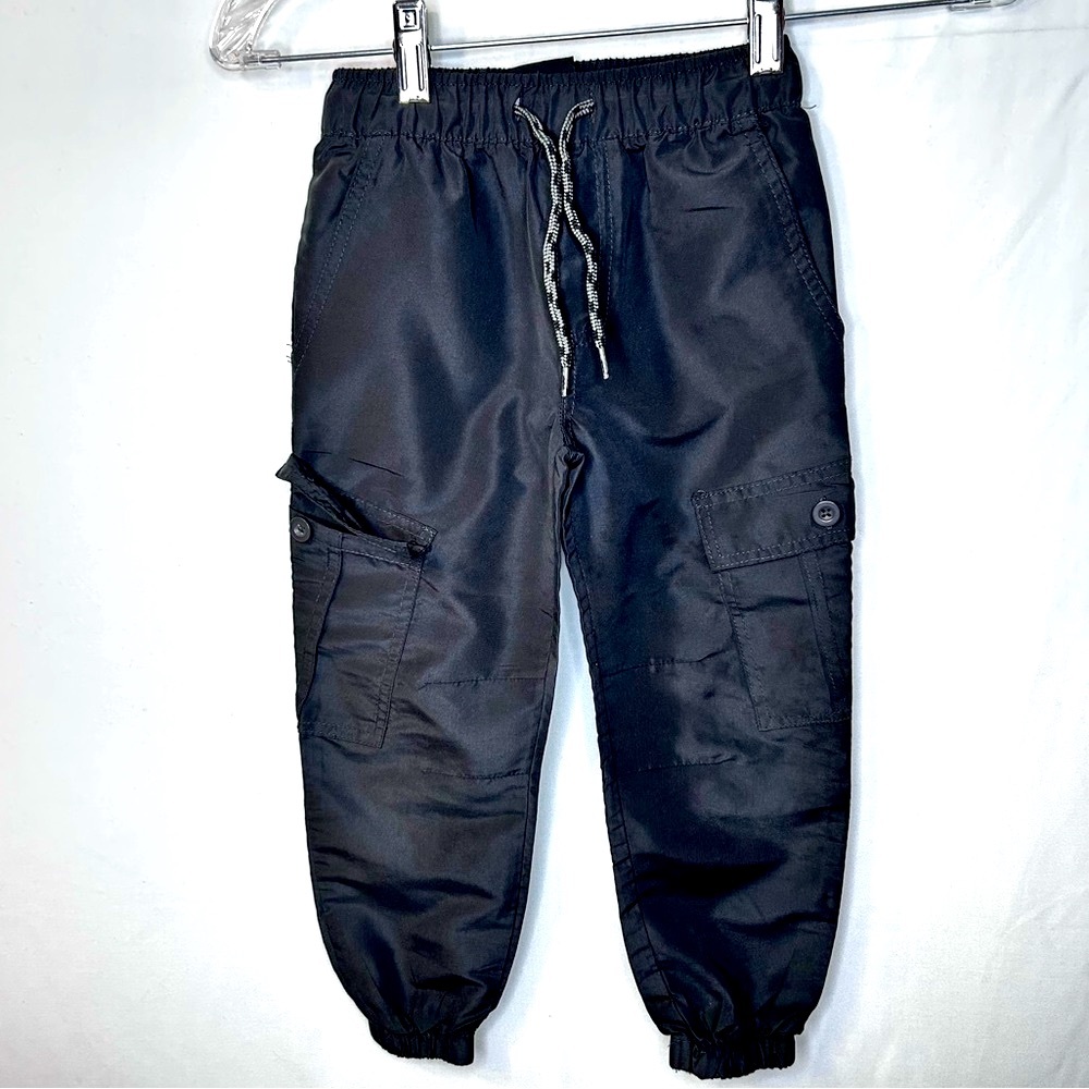 Street Rules Authentic Streetwear Boys Kids Black Pants  Elastic Waist Size 5